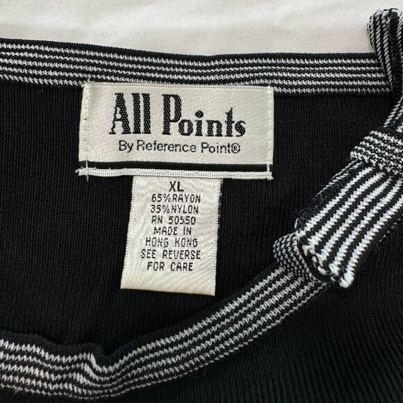 All Points Reference Point Women's Black Top, Size XL - Picture 5 of 9